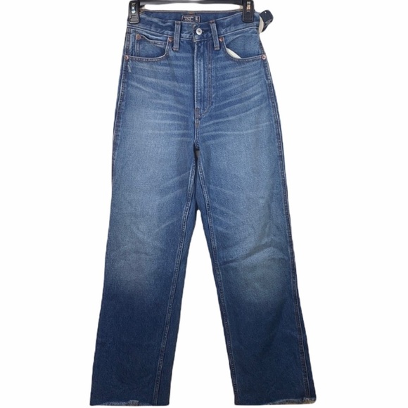 Abercrombie & Fitch high rise wide leg size 24 00 NWT - Picture 1 of 10